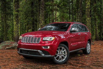 2014 Jeep Grand Cherokee red