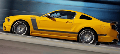 2013 Ford Mustang Boss 302 yellow