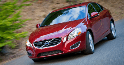 2011 Volvo S60 red front angle