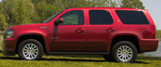 2013 Chevrolet Tahoe Hybrid Red