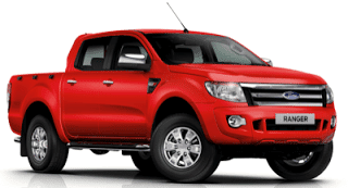 2013 Ford Ranger Red Crew Cab