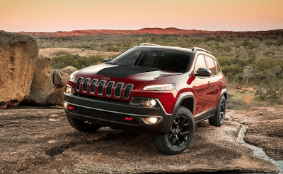 2014 Jeep Cherokee Trailhawk Red