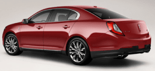 2013 Lincoln MKS EcoBoost AWD ruby red