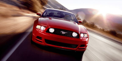 2013 Ford Mustang GT red front end