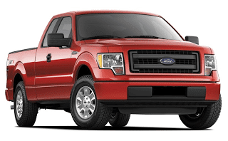 2014 Ford F150 red
