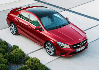 2014 Mercedes-Benz CLA-Class red