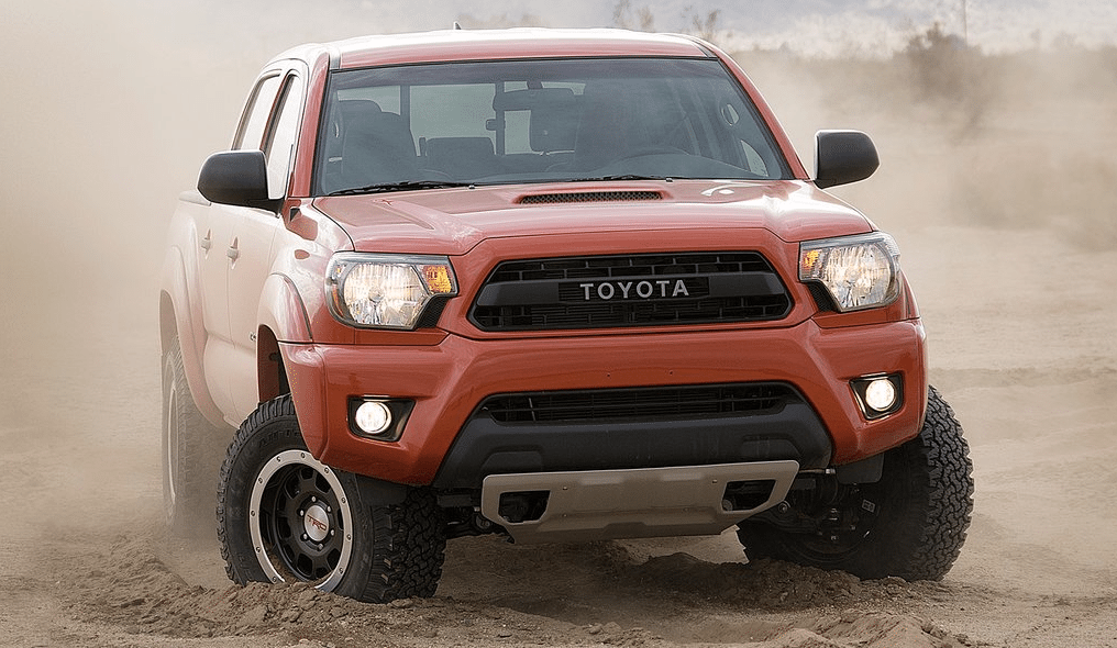 2014 Toyota Tacoma Pro-Series TRD red