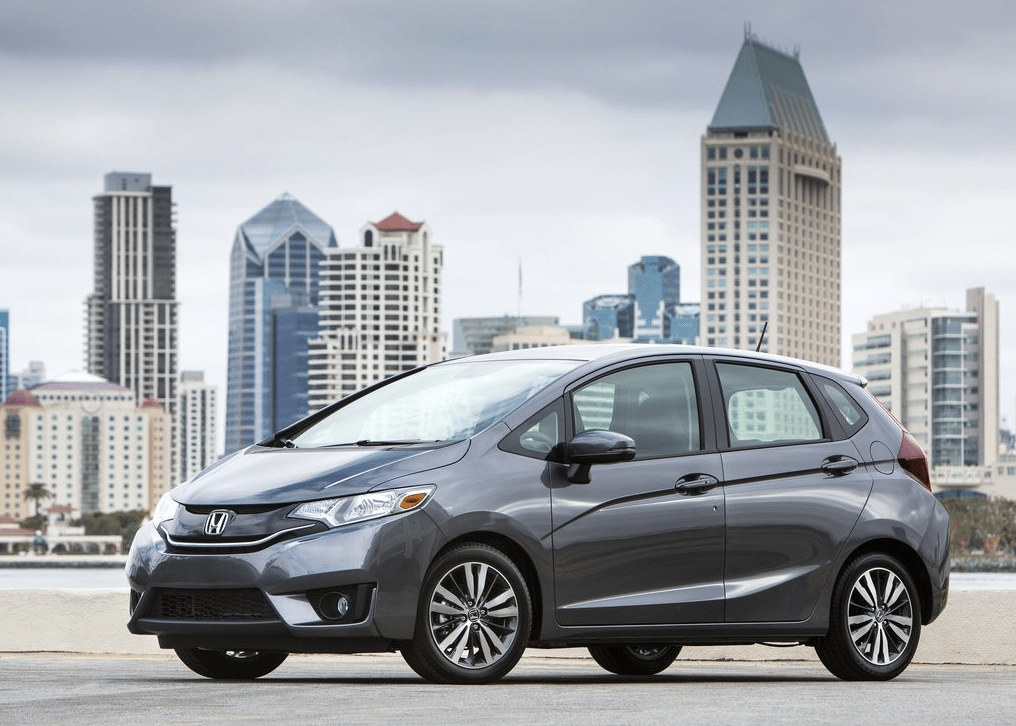 2015 Honda Fit grey