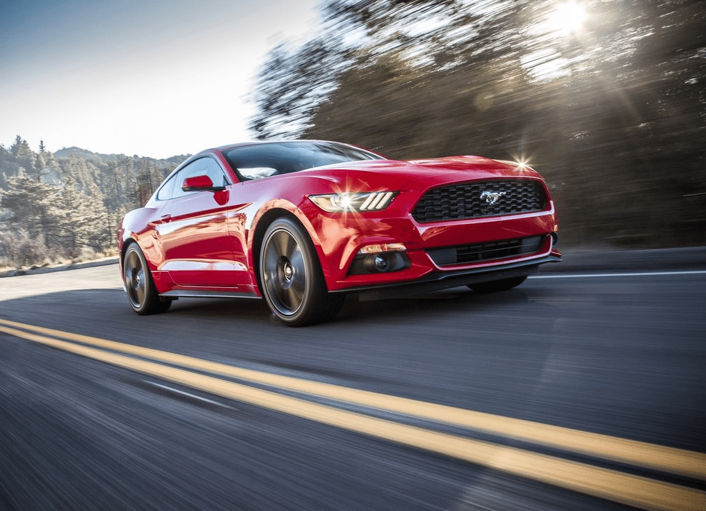 2015 Ford Mustang EcoBoost red
