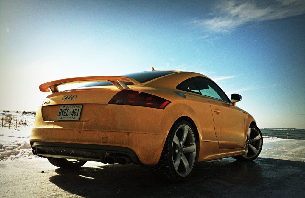 2015 Audi TTS Coupe Competition yellow