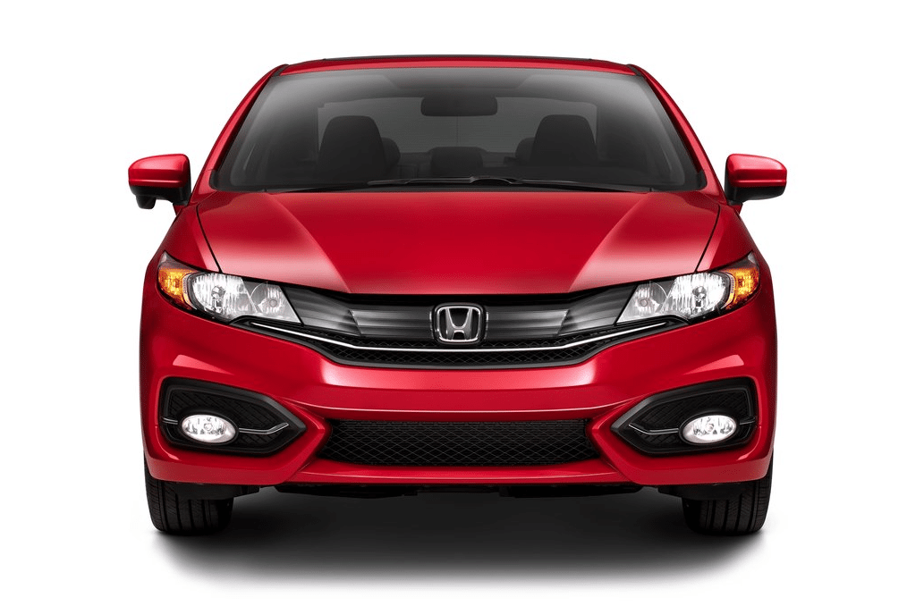 2014 Honda Civic front end coupe red