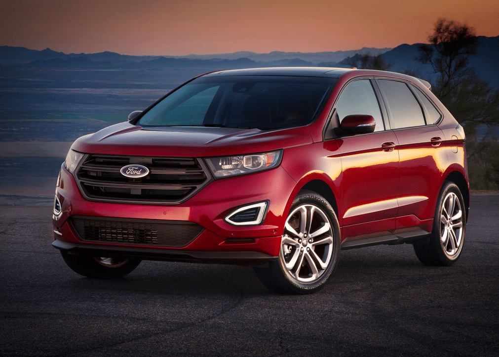 2015 Ford Edge red