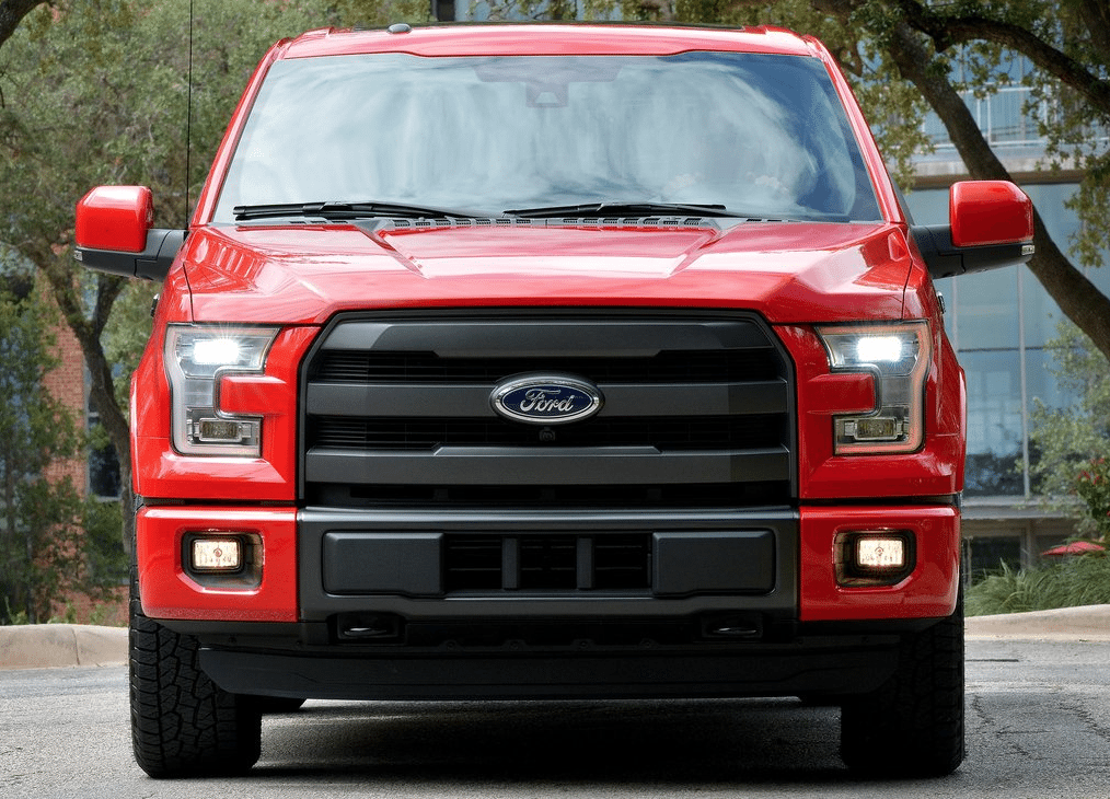 2015 Ford F-150 red