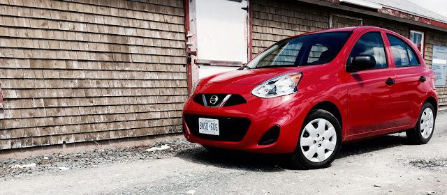 2015 Nissan Micra S red front