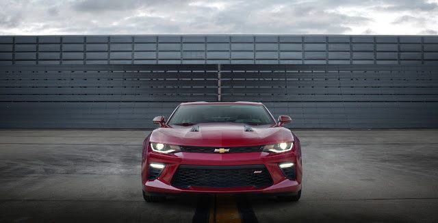 2016 Chevrolet Camaro SS red front