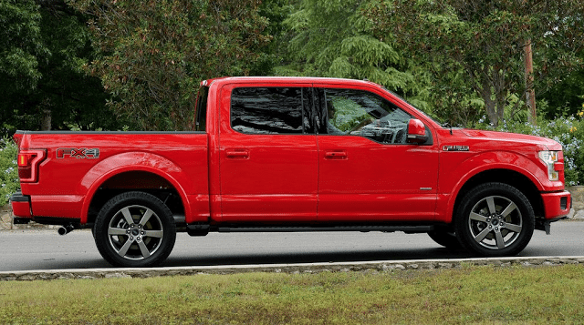 2015 Ford F-150 FX4 red crew cab