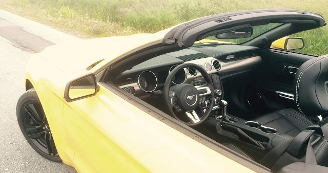 2015 Ford Mustang convertible interior