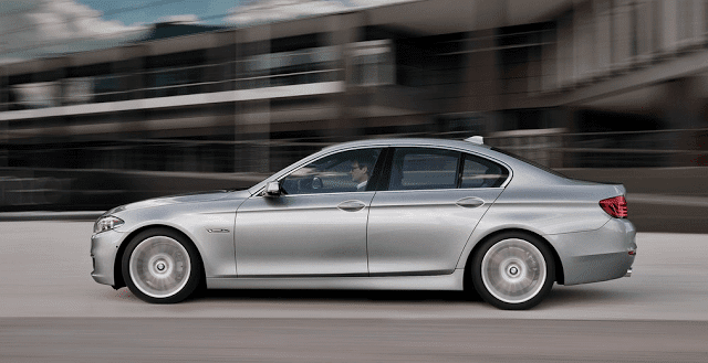 2014 BMW 5-Series sedan silver