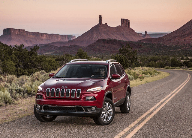 2014 Jeep Cherokee red
