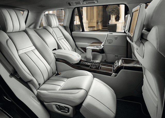 2016 Land Rover Range Rover SV rear seat