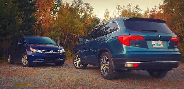 2016 Honda Pilot Touring vs. 2015 Honda Odyssey