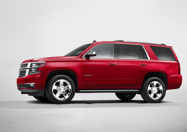 2015 Chevrolet Tahoe red