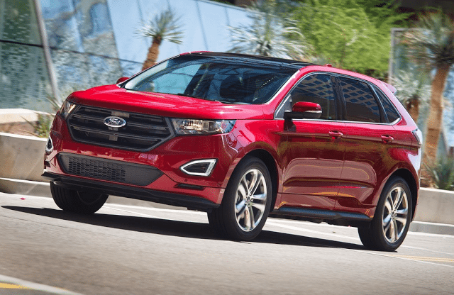 2015 Ford Edge red