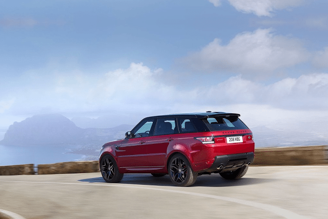 2016 Land Rover Range Rover Sport HST red