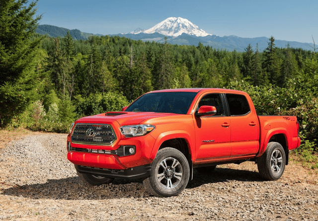 2016 Toyota Tacoma Double Cab red