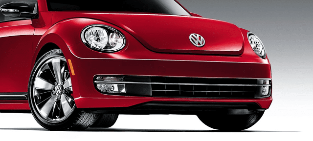 2015 Volkswagen Beetle hood VW logo