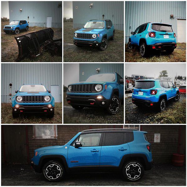 2015 Jeep Renegade Trailhawk collage