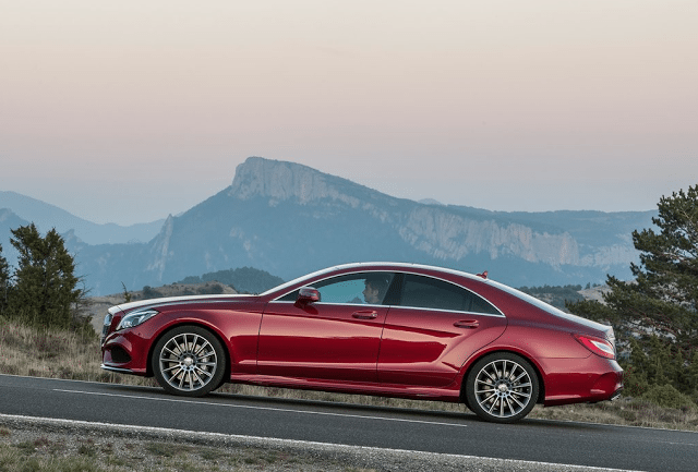 2015 Mercedes-Benz CLS-Class red
