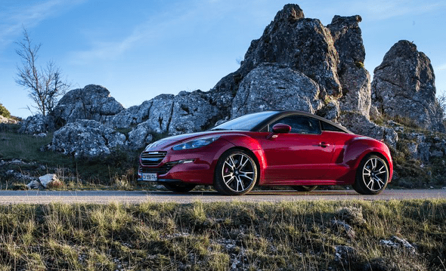 2014 Peugeot RCZ R side red