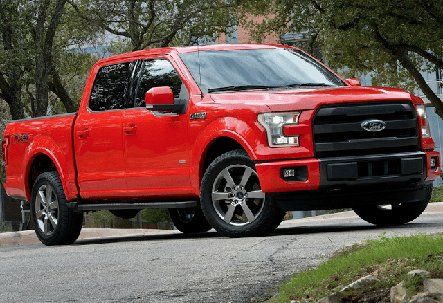 2015 Ford F-150 SuperCrew red
