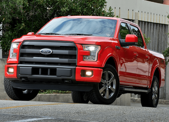 2015 Ford F-150 SuperCrew red