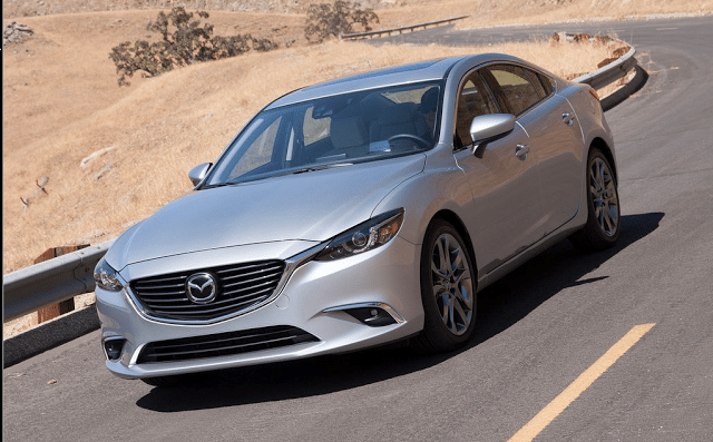 2016 Mazda 6 silver action