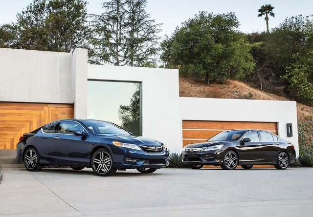 2016 Honda Accord sedan and coupe