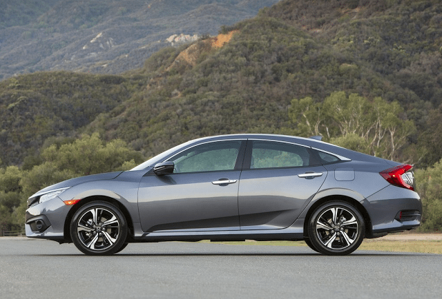 2016 Honda Civic grey profile