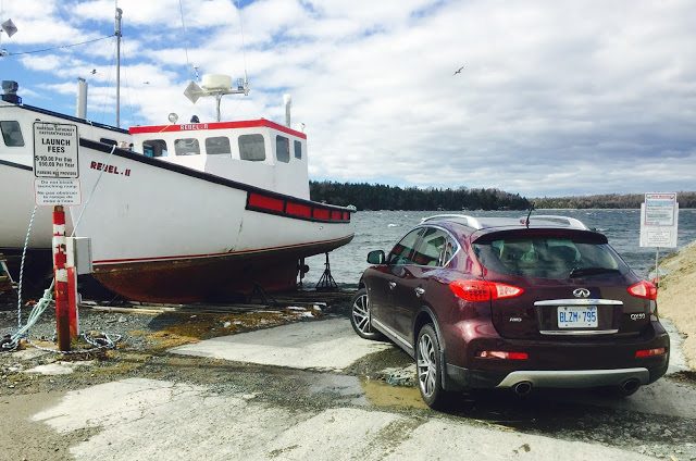 2016 Infiniti QX50 Sangria red