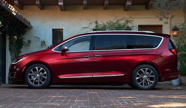 2017 Chrysler Pacifica red