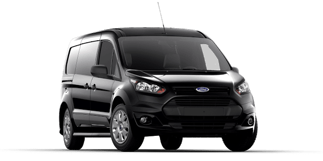 2017 Ford Transit Connect van black