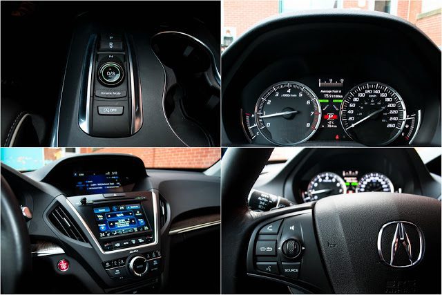 2017 Acura MDX Elite interior detail