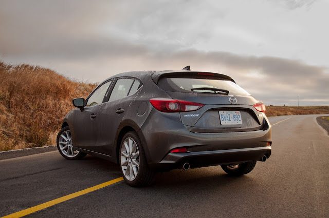 2017 Mazda 3 Sport GT Hatchback Machine Grey rear