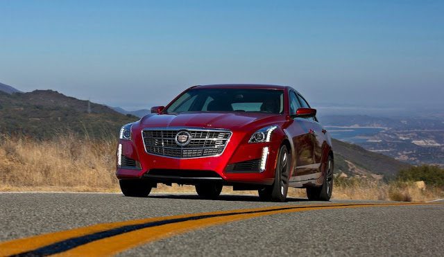2017 Cadillac CTS red