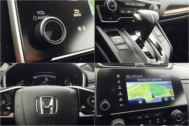 2017 Honda CR-V Touring interior detail