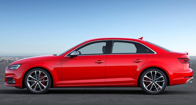 2017 Audi S4 red