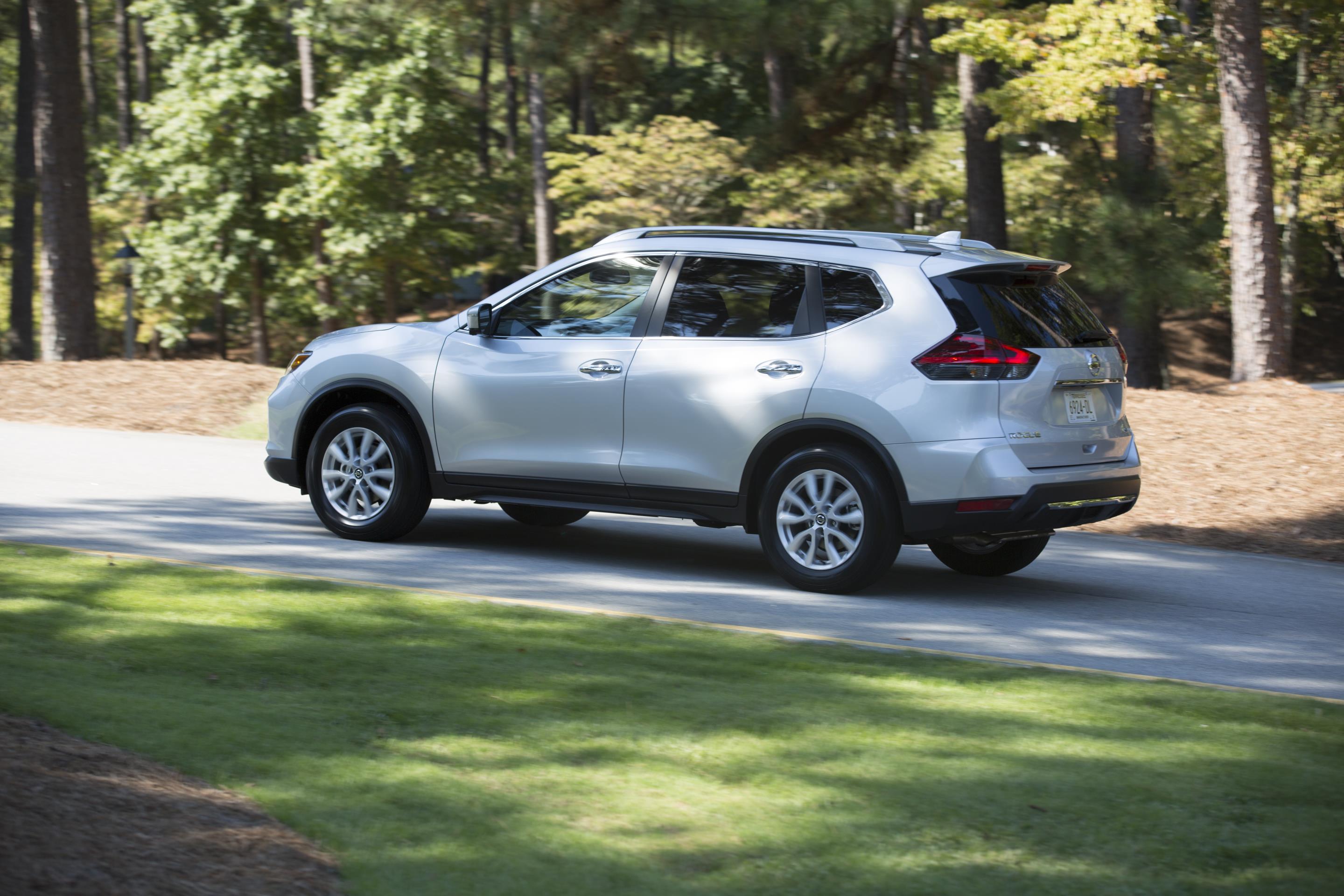 Nissan Rogue, one of Nissan's top selling vehicles in calendar year 2017