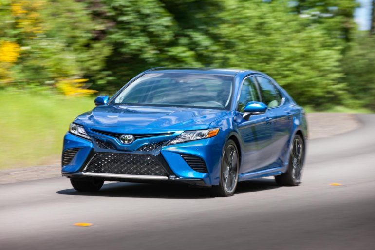 Toyota Camry, one of Toyota's's top selling vehicles in the USA in 2017