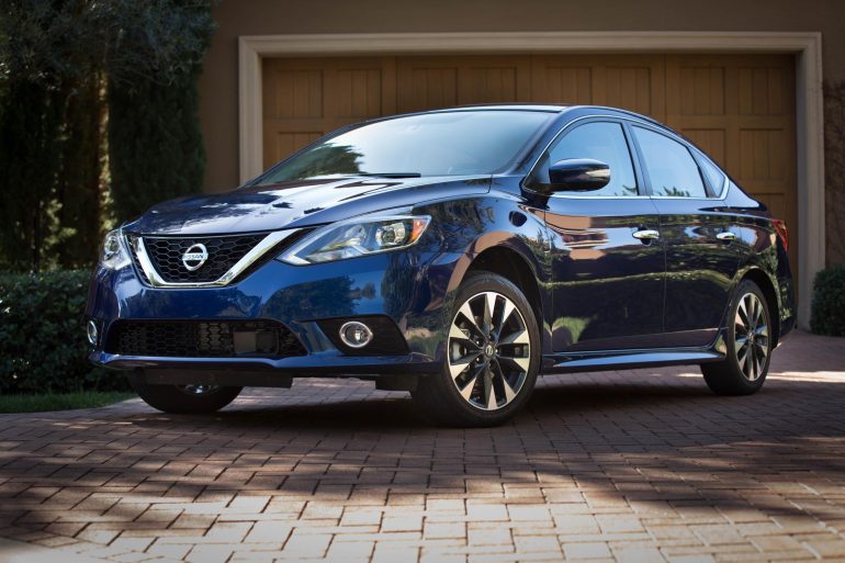 Nissan Sentra, one of Nissan's top selling vehicles in calendar year 2017