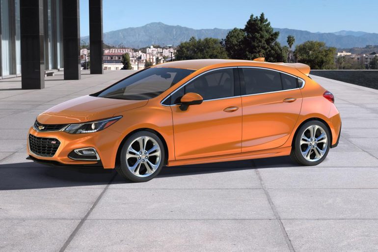 Chevrolet Cruze, one of Chevrolet's top selling vehicles in calendar year 2017